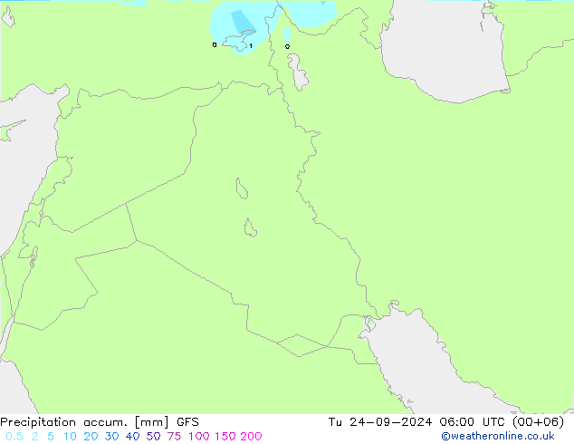 Precipitation accum. GFS Setembro 2024