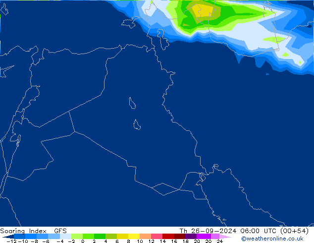 Soaring Index GFS Th 26.09.2024 06 UTC