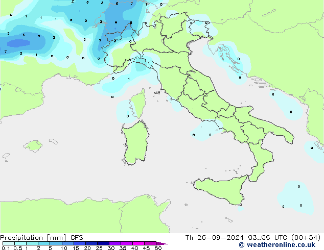 GFS: czw. 26.09.2024 06 UTC