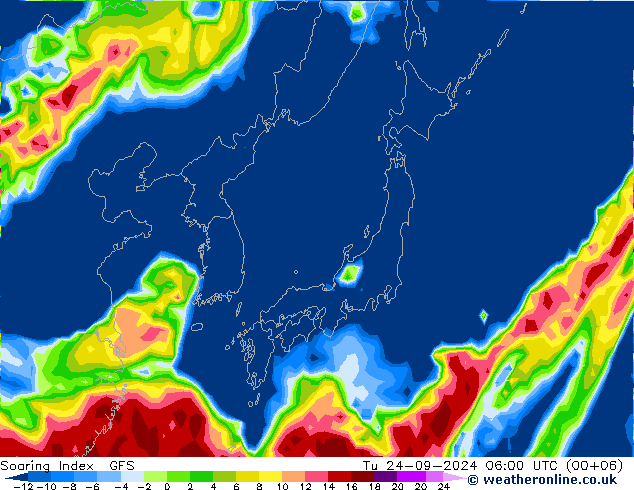 Soaring Index GFS mar 24.09.2024 06 UTC