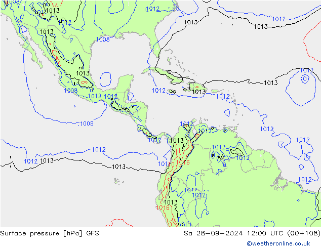 GFS: Sáb 28.09.2024 12 UTC