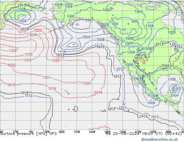 GFS: wo 25.09.2024 18 UTC