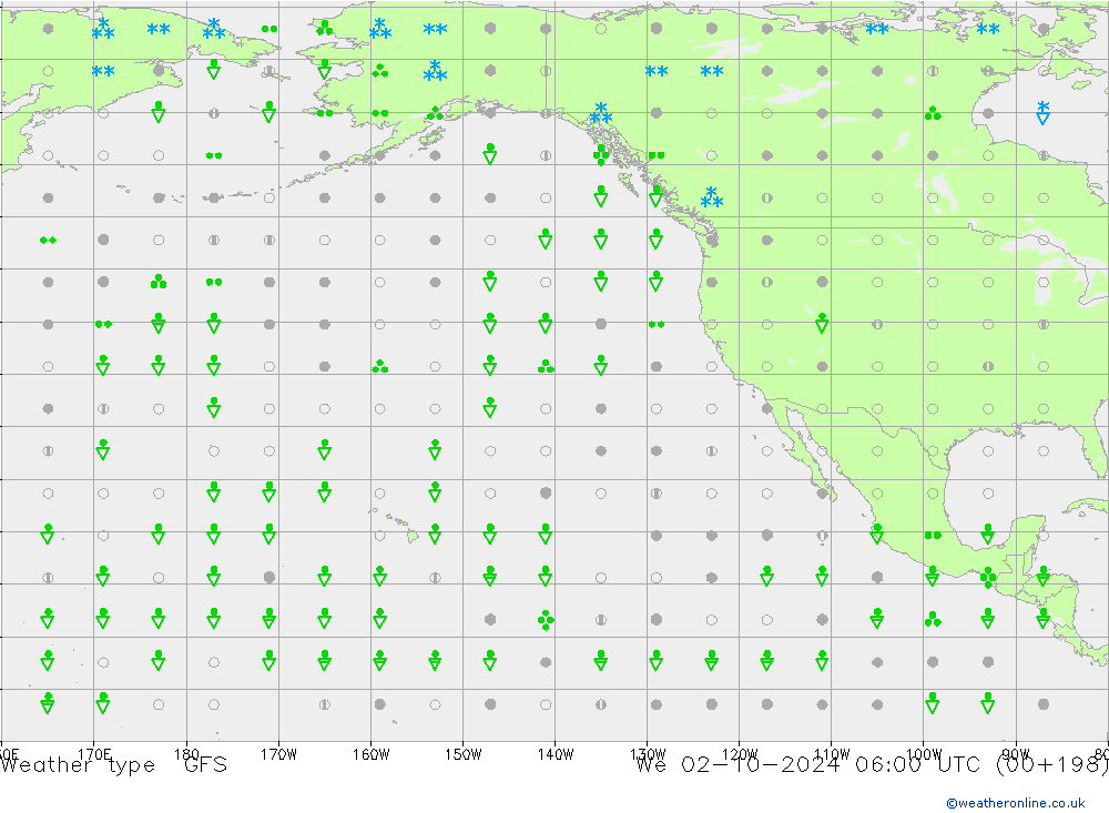 Weather type GFS We 02.10.2024 06 UTC