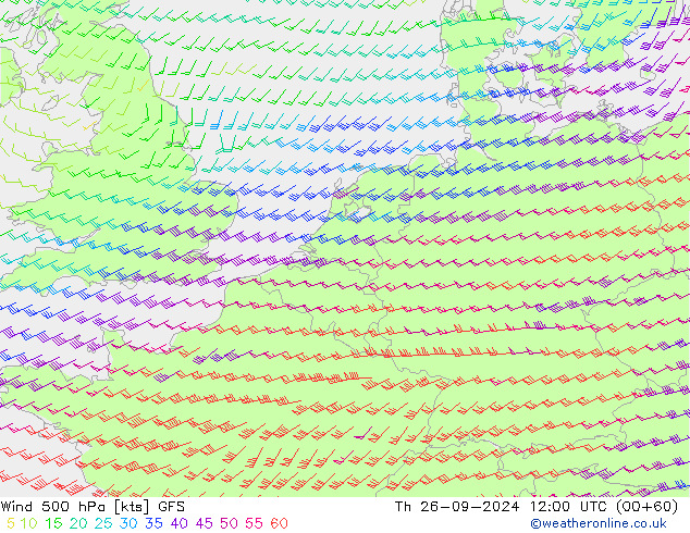 Wind 500 hPa GFS Do 26.09.2024 12 UTC