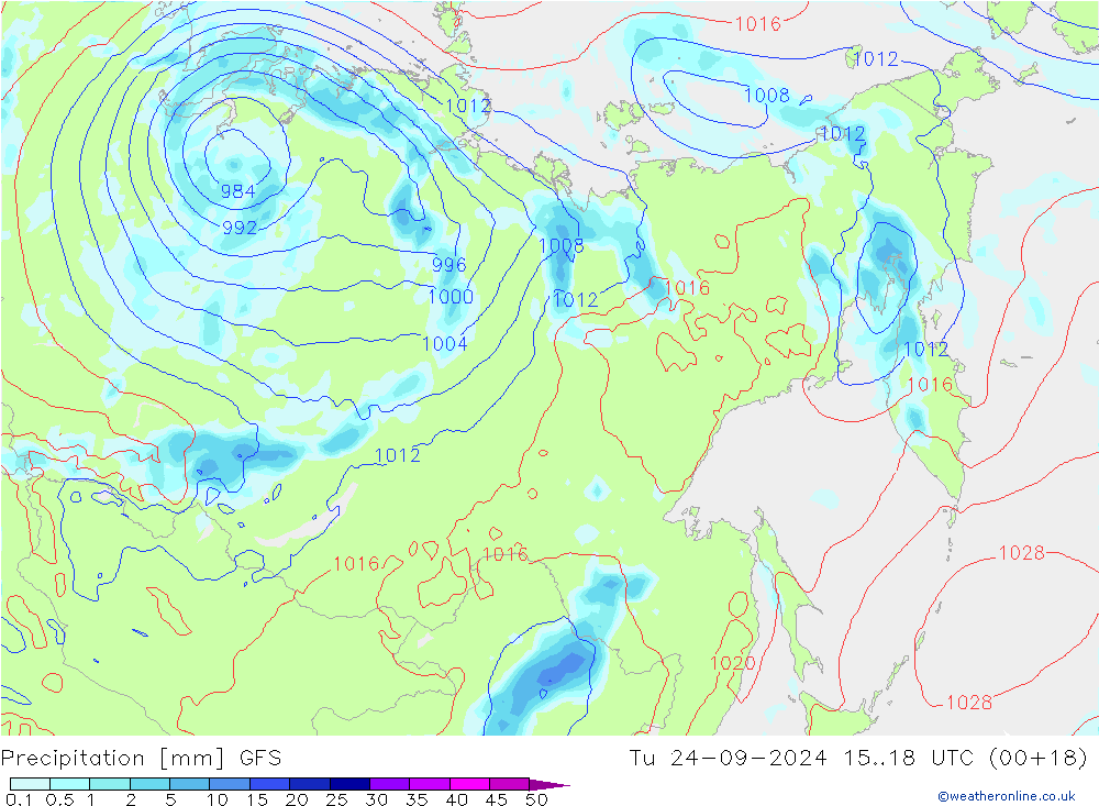 GFS: Tu 24.09.2024 18 UTC