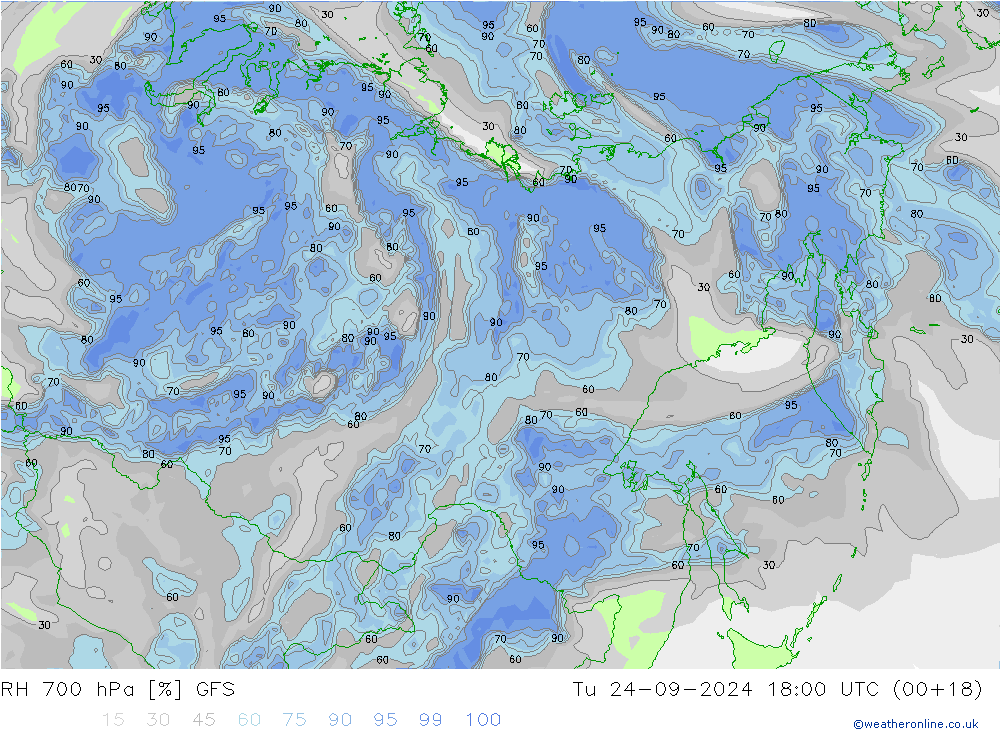 Humedad rel. 700hPa GFS mar 24.09.2024 18 UTC