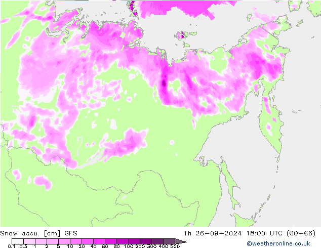 Snow accu. GFS Settembre 2024