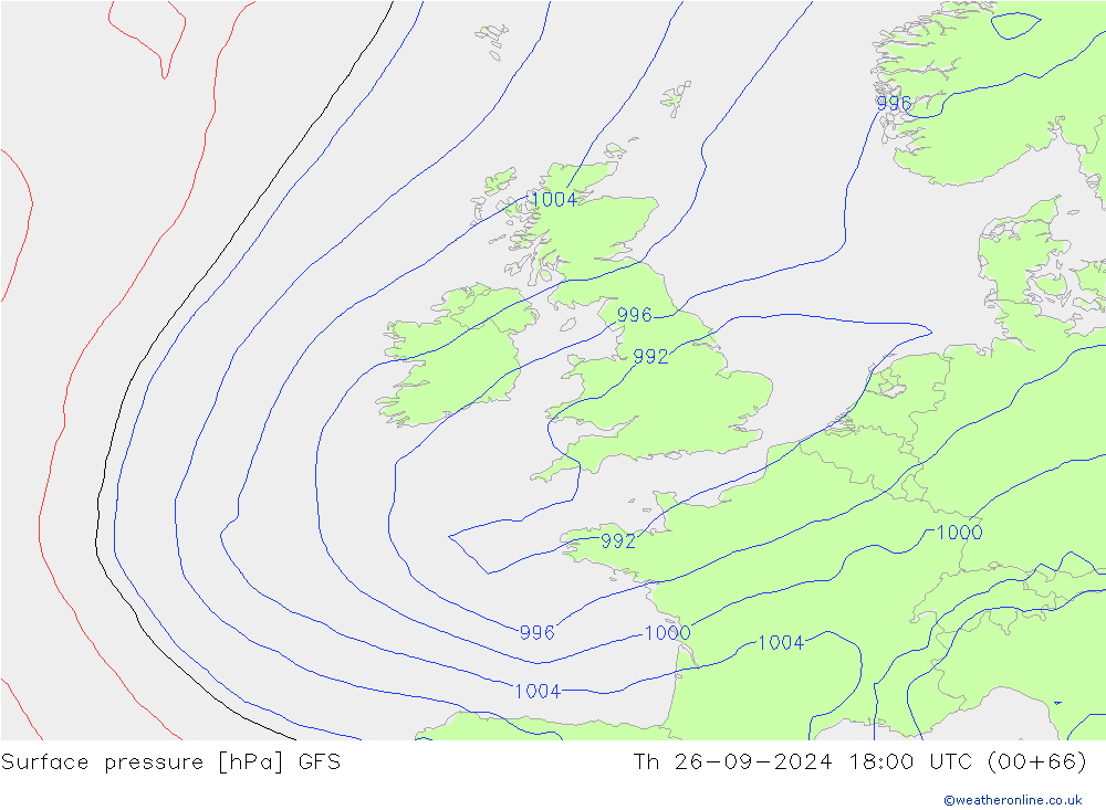 GFS: Qui 26.09.2024 18 UTC