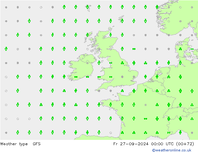 Weather type GFS Fr 27.09.2024 00 UTC