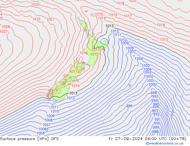 GFS: vr 27.09.2024 06 UTC