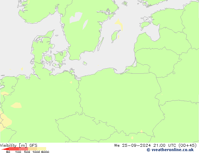 Zicht GFS wo 25.09.2024 21 UTC