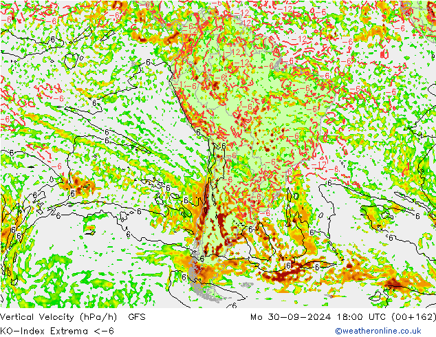 Convection-Index GFS  30.09.2024 18 UTC