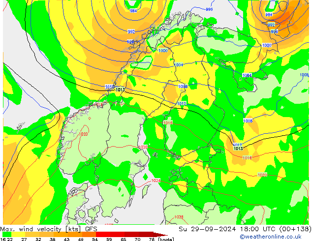 Max. wind velocity GFS septiembre 2024