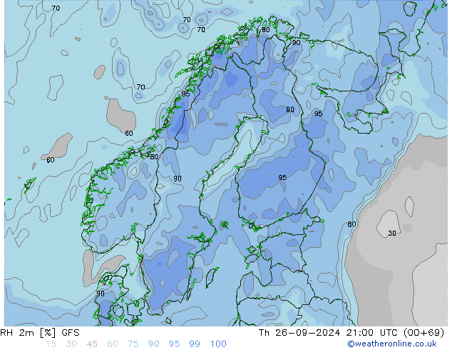 RH 2m GFS Do 26.09.2024 21 UTC