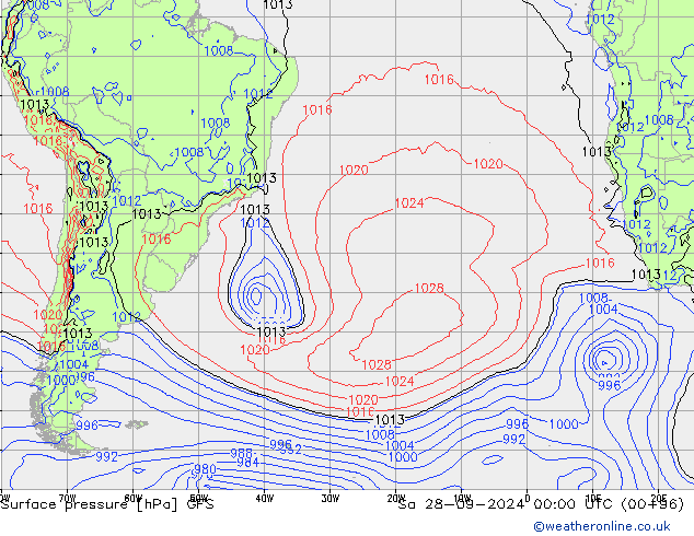 GFS: Sa 28.09.2024 00 UTC