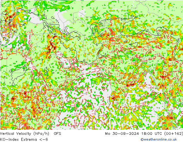 Convection-Index GFS septiembre 2024