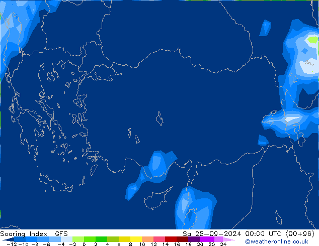 Soaring Index GFS Sa 28.09.2024 00 UTC