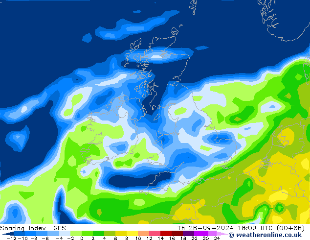 Soaring Index GFS  26.09.2024 18 UTC