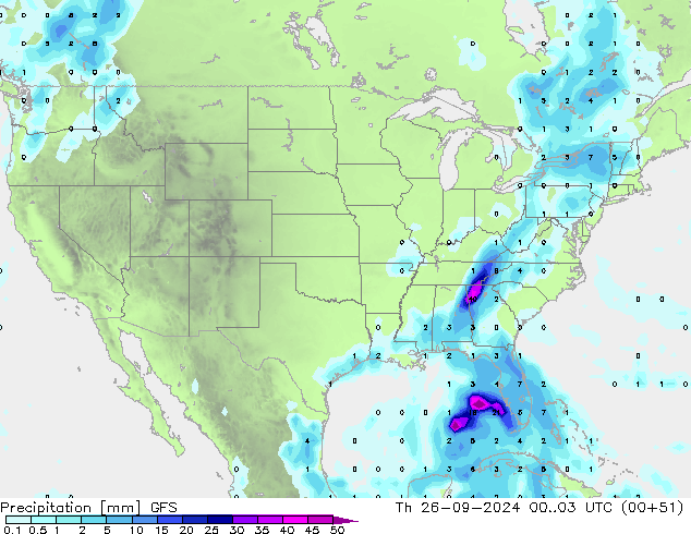 opad GFS czw. 26.09.2024 03 UTC