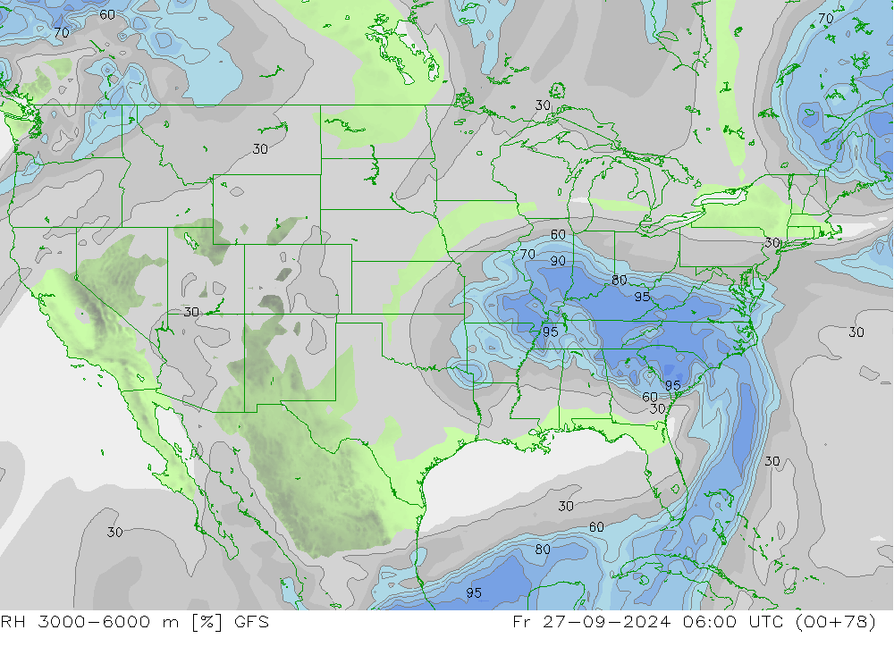 RH 3000-6000 m GFS  27.09.2024 06 UTC