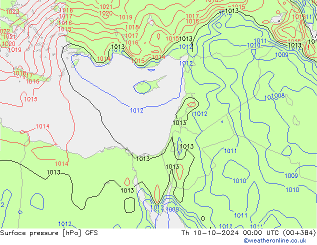 GFS: Th 10.10.2024 00 UTC