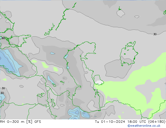 RV 0-300 m GFS di 01.10.2024 18 UTC