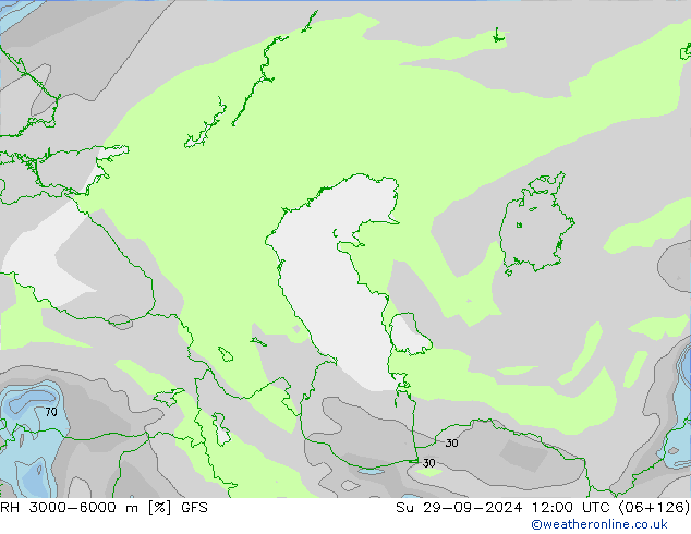 RV 3000-6000 m GFS zo 29.09.2024 12 UTC