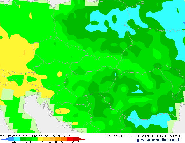 Hacimsel Toprak Nemi GFS Per 26.09.2024 21 UTC