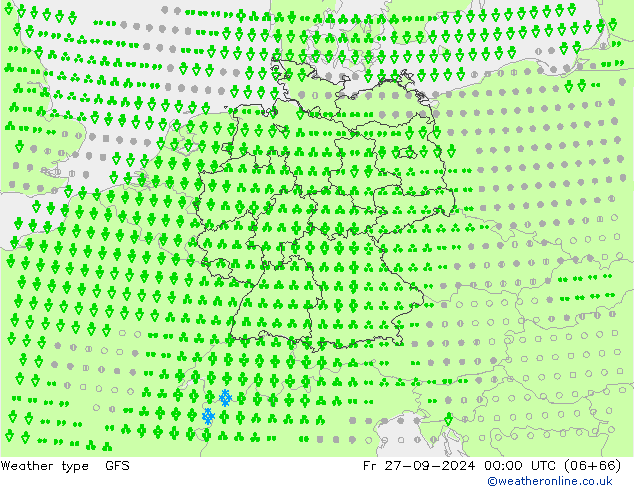 Modellwetter GFS Fr 27.09.2024 00 UTC