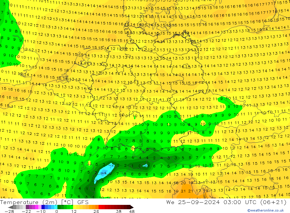     GFS  25.09.2024 03 UTC