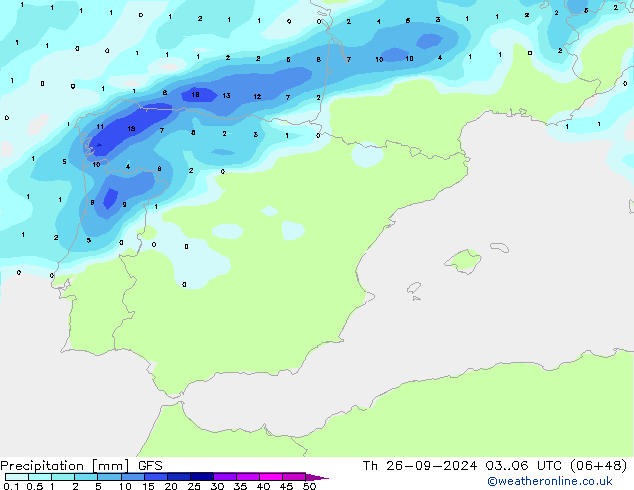 GFS: czw. 26.09.2024 06 UTC