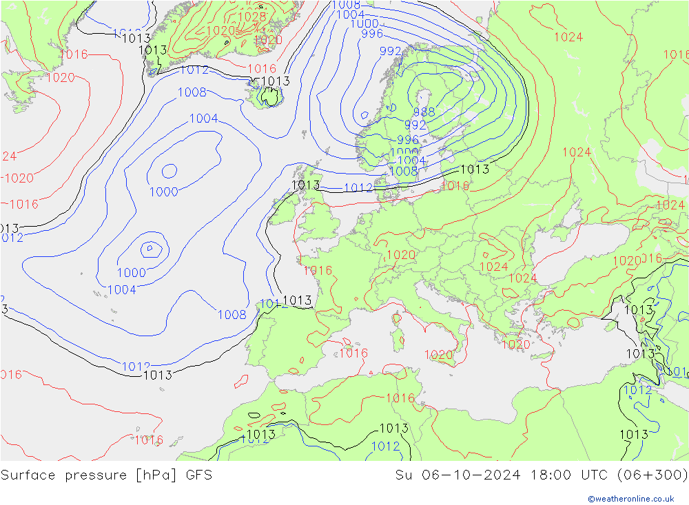      GFS  06.10.2024 18 UTC