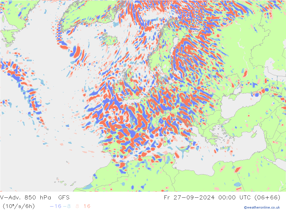 V-Adv. 850 hPa GFS pt. 27.09.2024 00 UTC