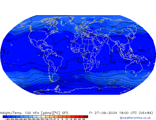 Geop./Temp. 100 hPa GFS vie 27.09.2024 18 UTC