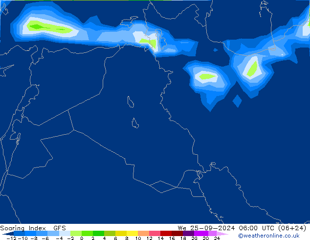 Soaring Index GFS  25.09.2024 06 UTC