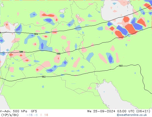 V-Adv. 500 hPa GFS St 25.09.2024 03 UTC