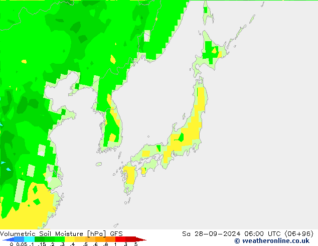 Hacimsel Toprak Nemi GFS Cts 28.09.2024 06 UTC