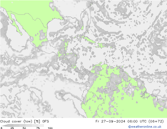 Wolken (tief) GFS Fr 27.09.2024 06 UTC