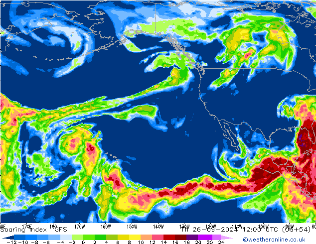 Soaring Index GFS gio 26.09.2024 12 UTC