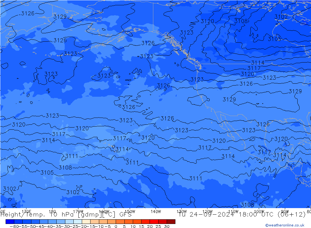 Geop./Temp. 10 hPa GFS mar 24.09.2024 18 UTC