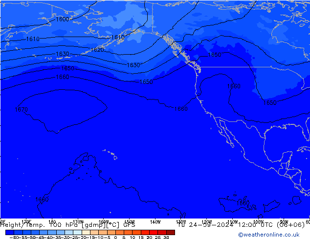 Hoogte/Temp. 100 hPa GFS di 24.09.2024 12 UTC