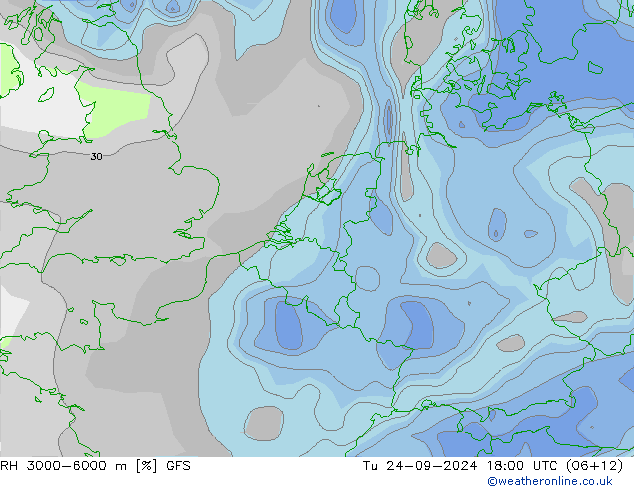 RH 3000-6000 m GFS mar 24.09.2024 18 UTC