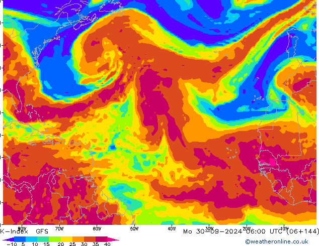 K-Index GFS Mo 30.09.2024 06 UTC