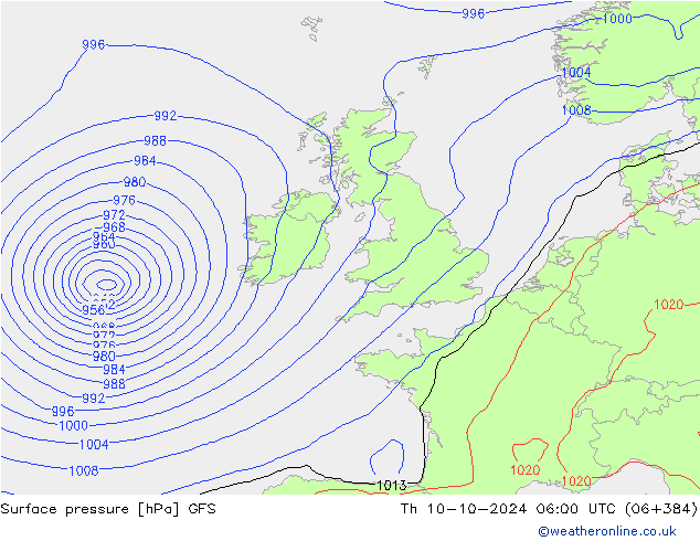 GFS: jeu 10.10.2024 06 UTC