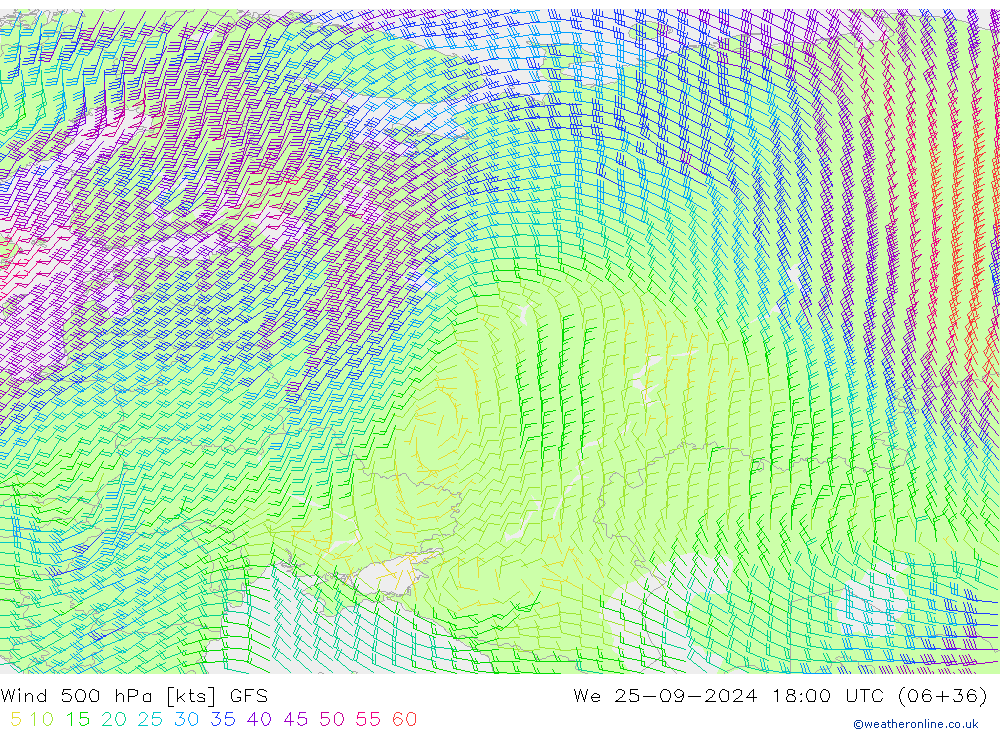  500 hPa GFS  2024