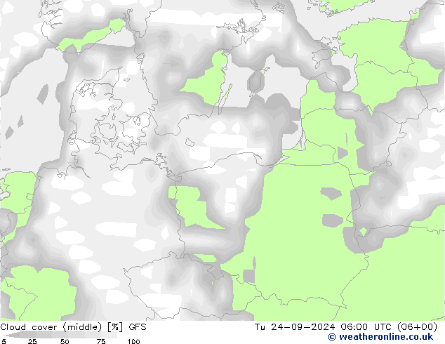 Nubes medias GFS mar 24.09.2024 06 UTC