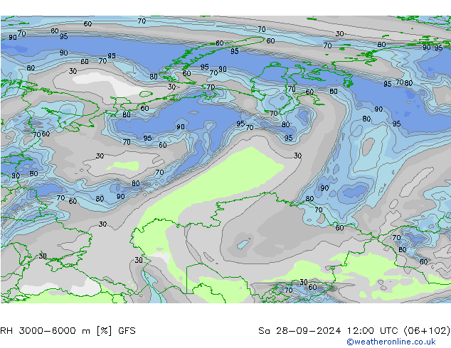 RH 3000-6000 m GFS Settembre 2024