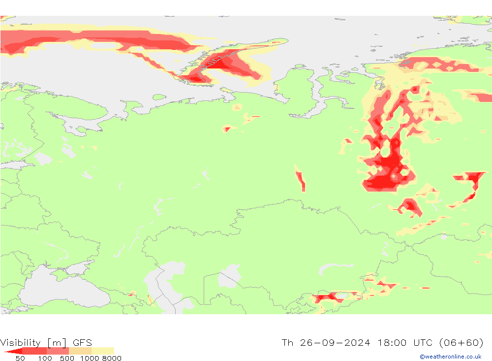 Görüş alanı GFS Per 26.09.2024 18 UTC