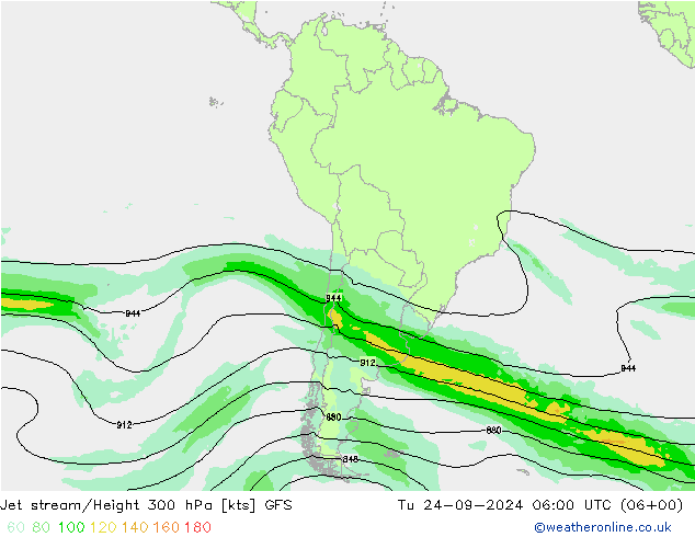 Polarjet GFS Di 24.09.2024 06 UTC