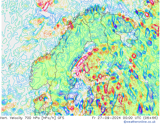 Vert. Velocity 700 hPa GFS pt. 27.09.2024 00 UTC